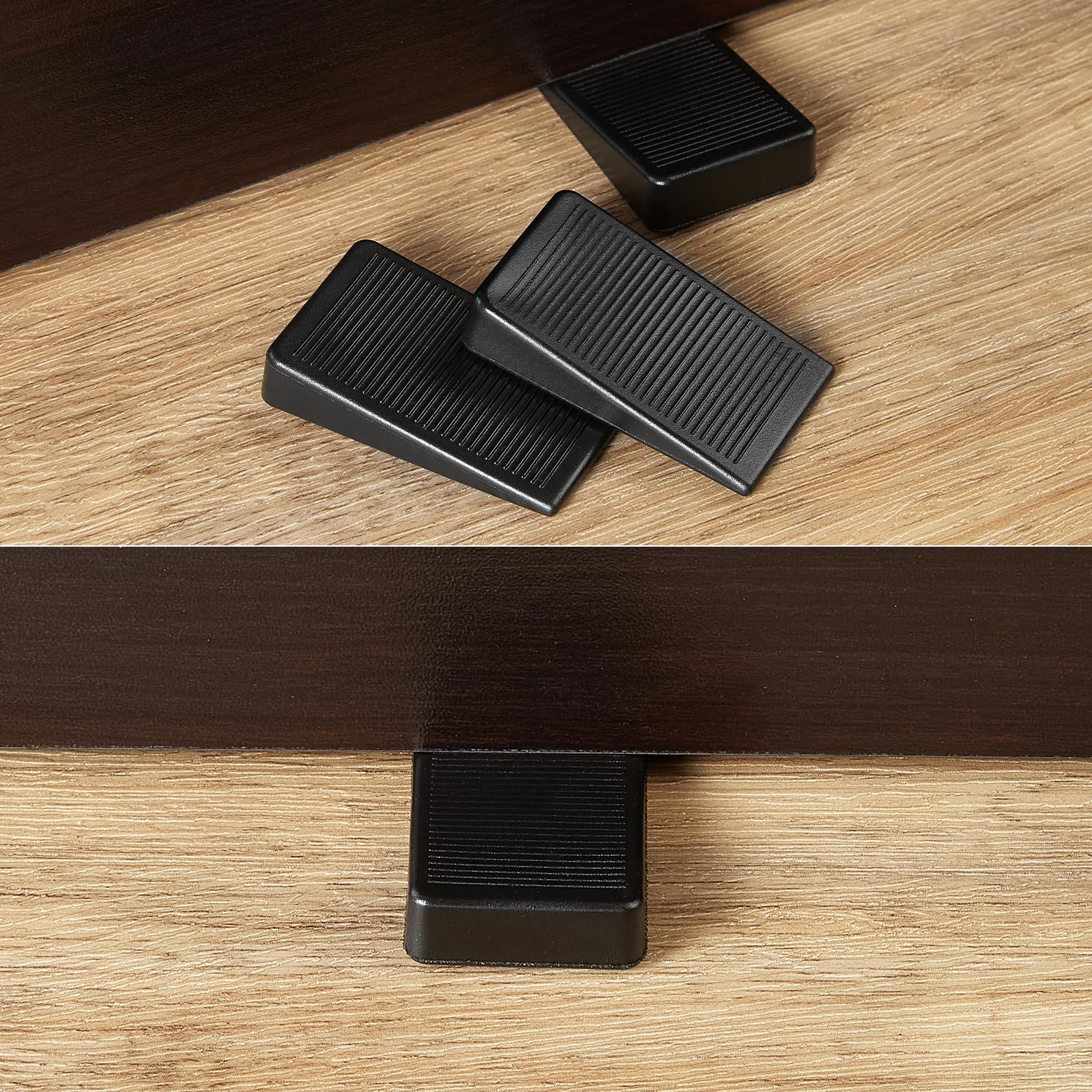 ZZJMCH 6-Pack Black Shims for Leveling Furniture & Toilet